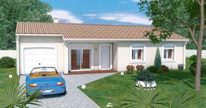 Photo Maison individuelle plain-pied avec garage