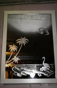 Photo gravure sur verres et miroirs