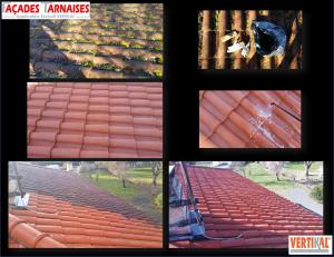 Photo Décontamination, nettoyage et protection de toiture