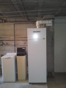 Photo Chaudire gaz FRISQUET PRESTIGE CONDENSATION VISIO UPEC 80 litres.