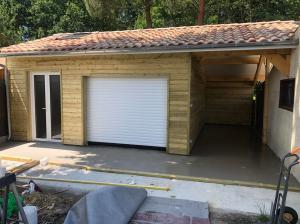 Photo CONSTRUCTION MAISON EN BOIS + GARAGE + EXTENSION