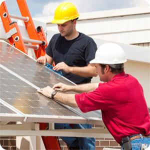 Photo INSTALLATION PANNEAUX SOLAIRES - POMPES A CHALEUR - CLIMATISATION