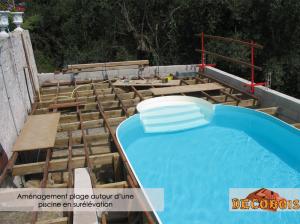 Photo TERRASSE OU PLAGE DE PISCINE EN SURELEVATION