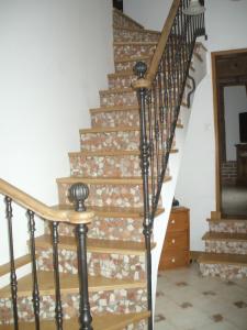 Photo Rampe d'escalier en fer forg, acier ou inox