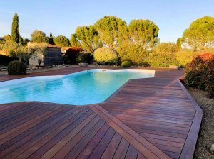 Photo TERRASSE BOIS EXOTIQUE